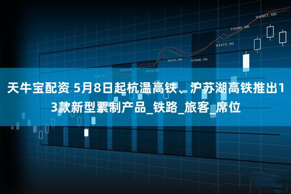 天牛宝配资 5月8日起杭温高铁、沪苏湖高铁推出13款新型票制产品_铁路_旅客_席位